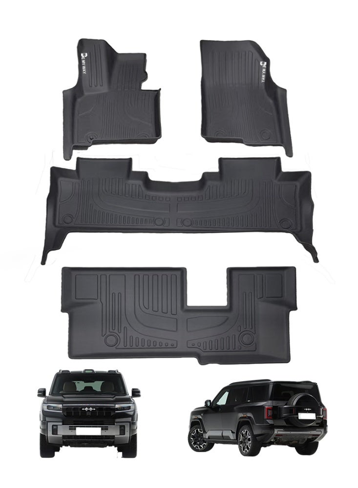 BYD Car floor mats, designed for the 2025 BYD Formula Leopard 8 model. Wear-resistant, waterproof, easy to clean, high-quality - Image 1